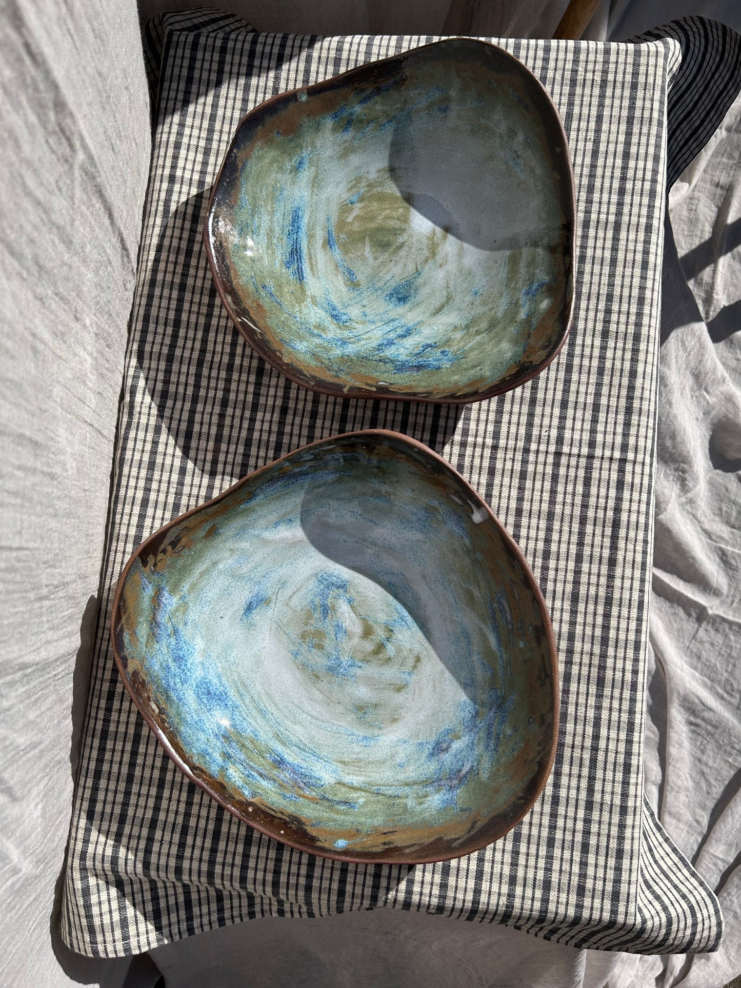Dusty Blue Medium Plater (2 Available)