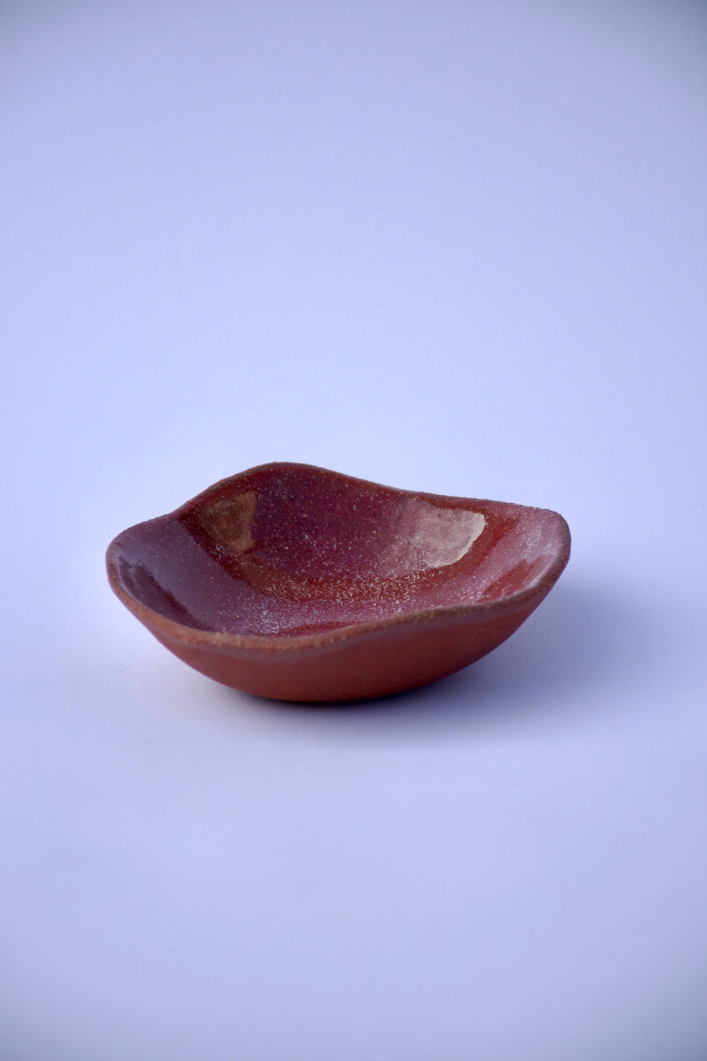 Small Rustic Red Bowl