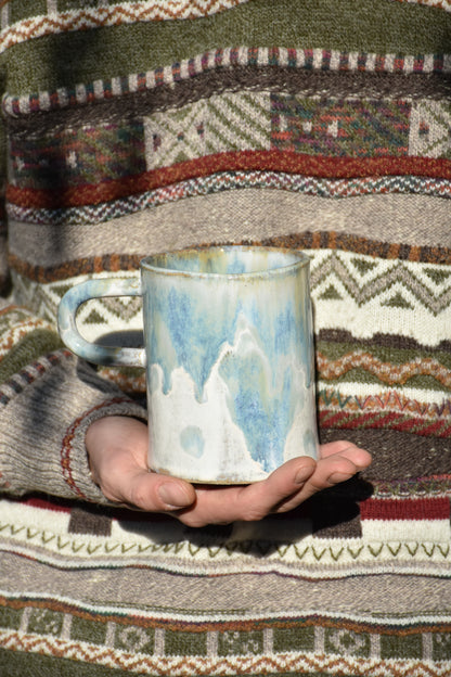 Velika skodelica modre barve