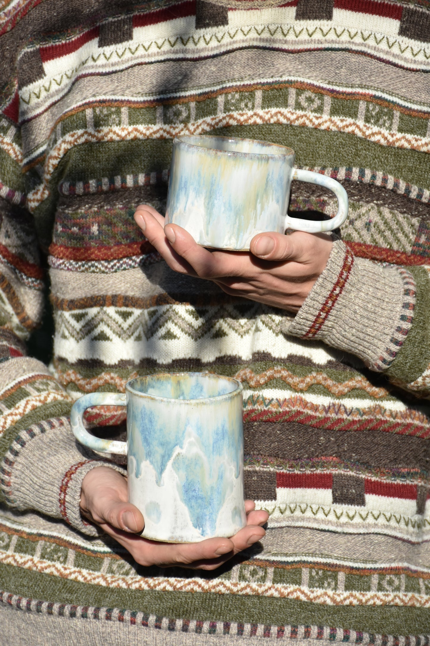 Majhna skodelica modre barve