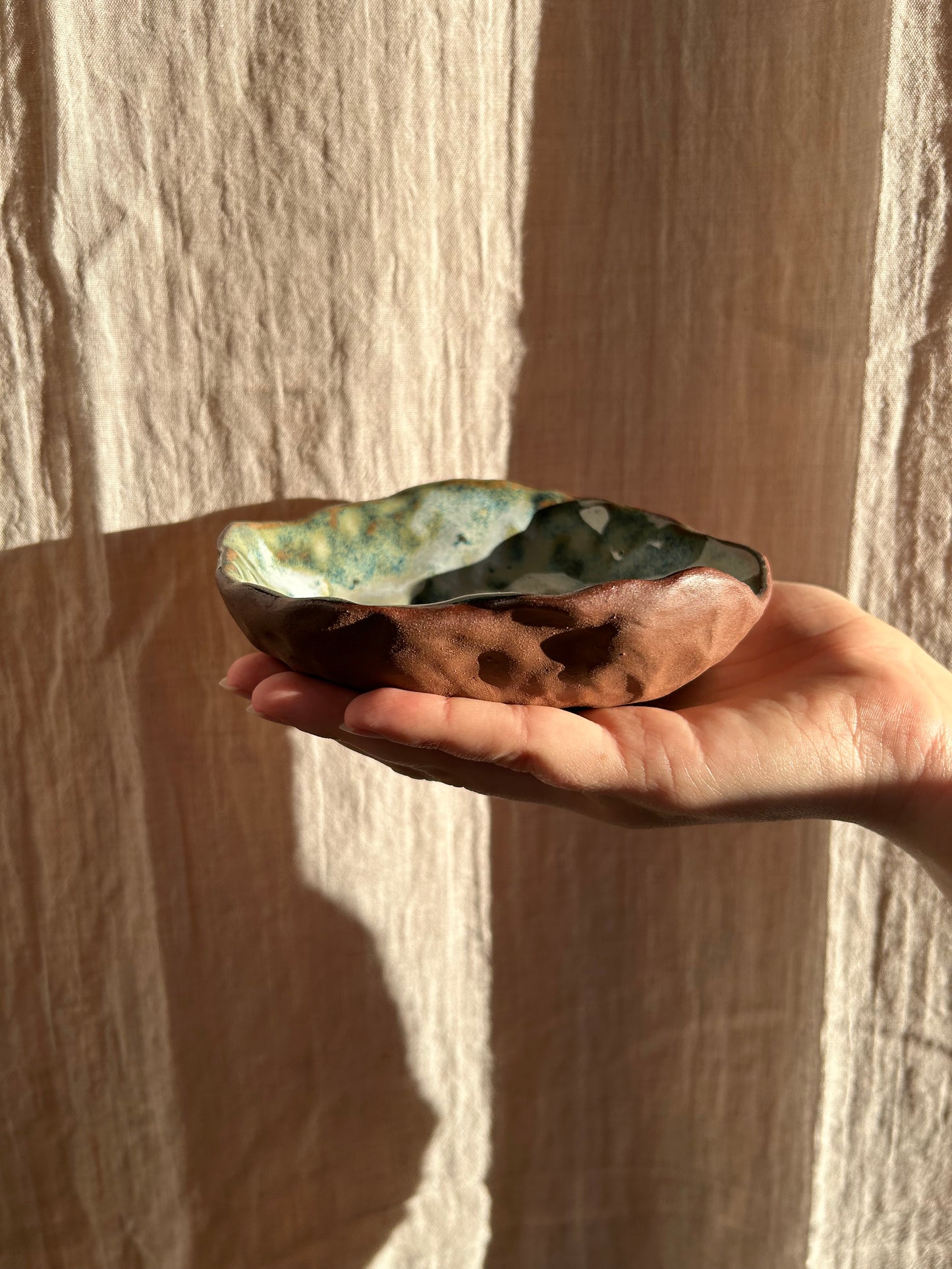 Blue-Turquoise Tide / Jewelry Dish