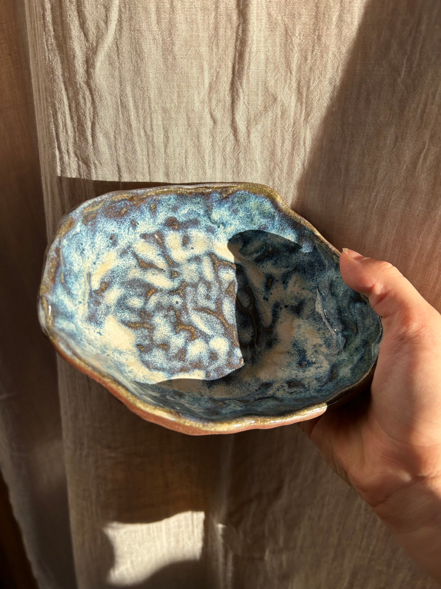 Snowy Lagoon  / Jewelry Dish