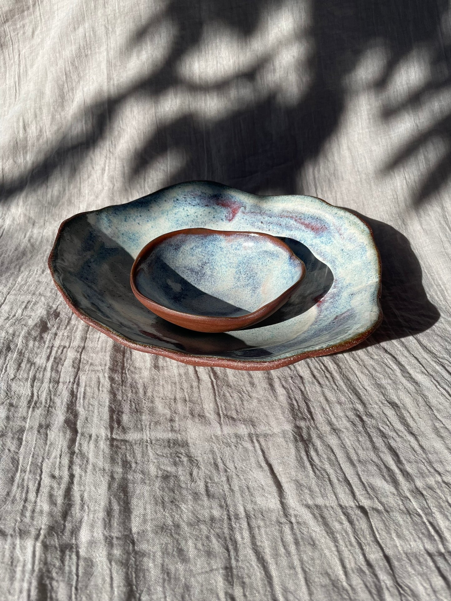 Two-Piece Cloudy Bowl Set