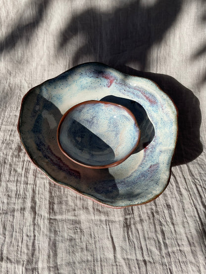 Two-Piece Cloudy Bowl Set