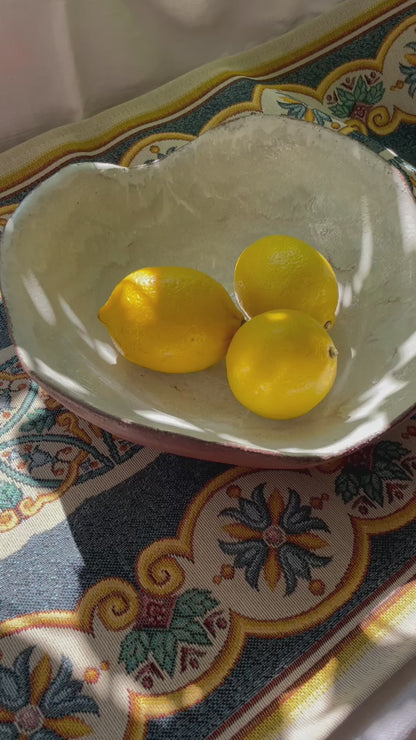 Large Alabaster White Bowl